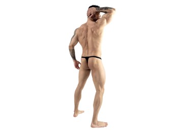 Svenjoyment String mit Glitzer-Steinen Gr. L