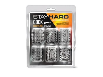 Blush Stay Hard Cock Sleeve Kit clear