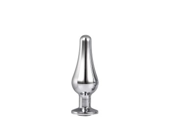 Dreamtoys Gleaming Silver Pleasure Plug small