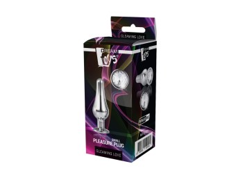 Dreamtoys Gleaming Silver Pleasure Plug small