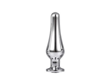 Dreamtoys Gleaming Silver Pleasure Plug medium