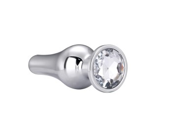 Dreamtoys Gleaming Silver Pleasure Plug medium