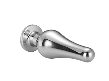 Dreamtoys Gleaming Silver Pleasure Plug medium