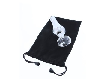 Dreamtoys Gleaming Silver Pleasure Plug medium
