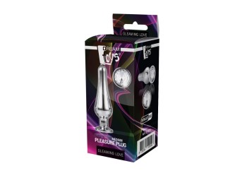 Dreamtoys Gleaming Silver Pleasure Plug medium