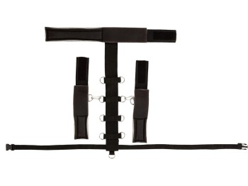 Bad Kitty Halsfessel-Set mit Handfesseln und Bauchgurt