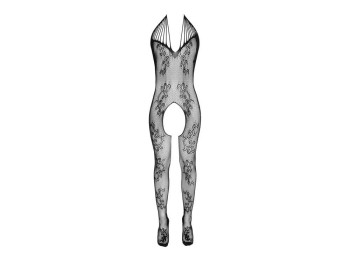 No:Xqse Netz-Catsuit mit Neckholder