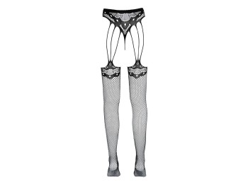 Cottelli Legwear Riostring mit angewebten Strümpfen
