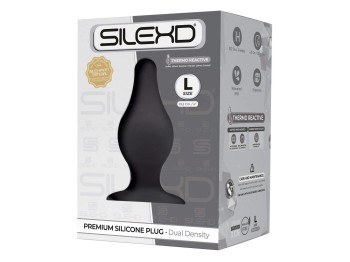 SILEXD Premium Silicone Plug Model 2 large schwarz
