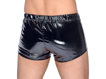 Black Level Lack-Pants mit Metall-Reißverschluss Gr. L