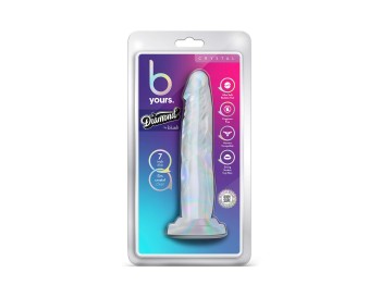 B Yours Diamond Cyrstal Clear Dildo 19 cm