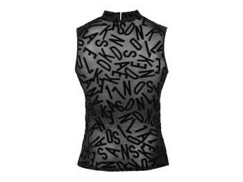 Svenjoyment Top mit Buchstaben-Print Gr. L