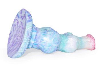 Monster Dildo Eisdrache mit 4 Hoden