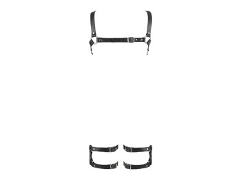 Zado Leder Brust- und Oberschenkel-Harness Gr. S/M