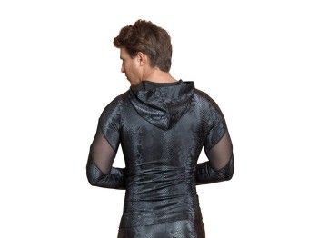 NEK Langarm-Shirt in Schlangenhaut-Optik Gr. M