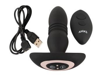 ANOS RC Thrusting Vibro-Analplug mit Stoßfunktion