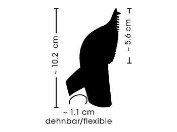 Sweet Smile Licking and Pulsating Finger Stimulator