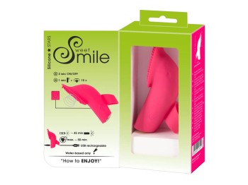 Sweet Smile Licking and Pulsating Finger Stimulator