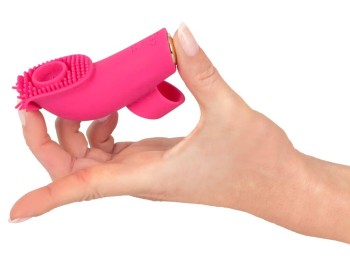 Sweet Smile Licking and Pulsating Finger Stimulator