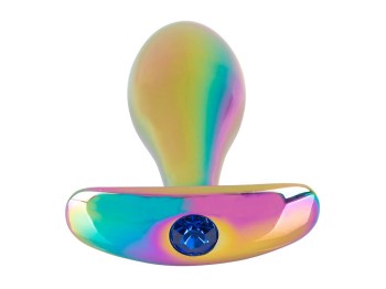 ANOS Metal Butt Plug Set in Rainbow Colours