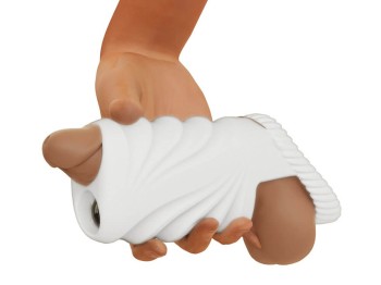 Stroker Super Soft Masturbator & Vibrating Bullet weiß
