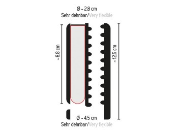 Stroker Super Soft Masturbator & Vibrating Bullet weiß