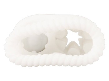 Stroker Super Soft Masturbator & Vibrating Bullet weiß