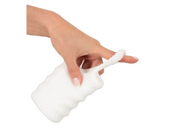 Stroker Super Soft Masturbator & Vibrating Bullet weiß