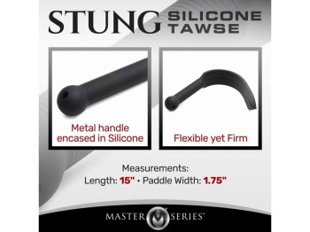 Master Series Silikonpeitsche