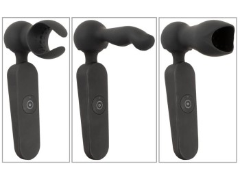 Couples Choice Massagestab mit 3 soften Aufsätzen