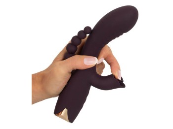 Javida Flexibler Rabbitvibrator mit Analstimulator