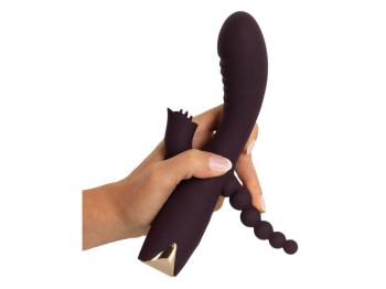 Javida Flexibler Rabbitvibrator mit Analstimulator