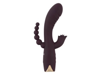 Javida Flexibler Rabbitvibrator mit Analstimulator