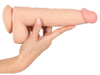 Nature Skin Dildo with moveable Skin large 24 cm