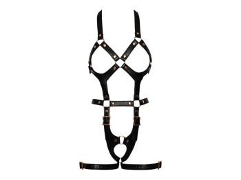 Bad Kitty busenfreier Riemenbody mit Neckholder Gr. L/XL