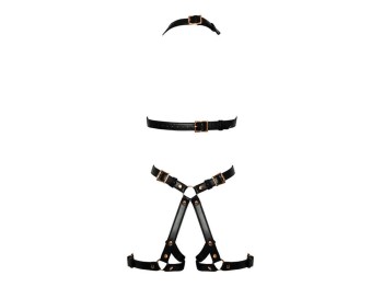 Bad Kitty busenfreier Riemenbody mit Neckholder Gr. L/XL
