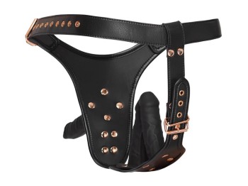 Bad Kitty Strap-on-String mit 3 Naturdildos