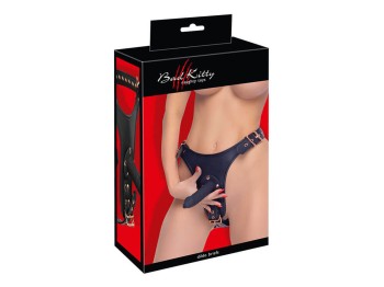 Bad Kitty Strap-on-String mit 3 Naturdildos