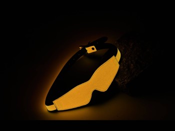 Radiant Augenbinde Glow in the Dark orange