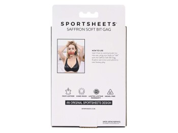 Sportsheets Saffron soft Knebel rot