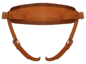 ZADO Strap-on-Jock aus Leder braun Gr. L/XL