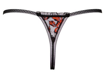 Cottelli Lingerie Riostring aus 2-farbiger Spitze