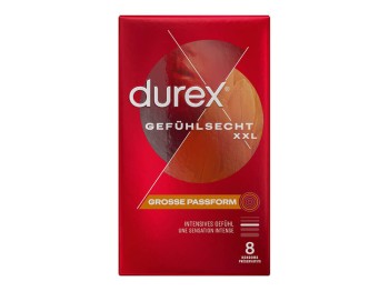 Durex Gefühlsecht XXL Kondome 8er