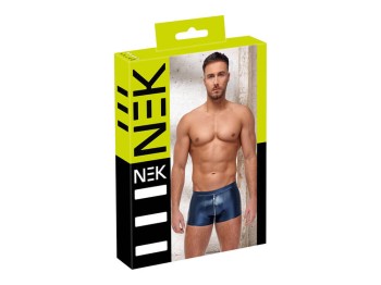 NEK blaue Pants im trendigen Metallic-Mattlook Gr. M