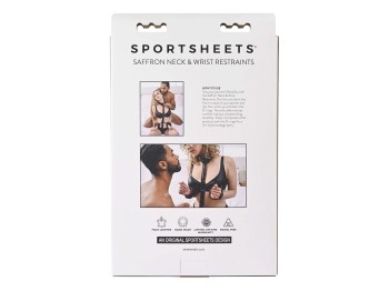 Sportsheets Saffron Hals- und Handfesseln mit Rückenriemen