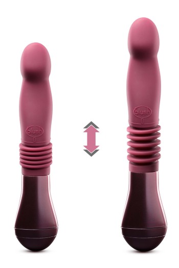 Temptasia Trixie Stoßender Dildo weinrot