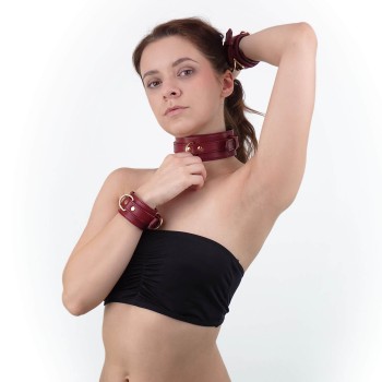 Restraints Bondage Set Elegance Weinrot