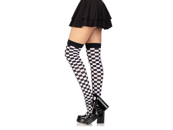 Leg Avenue Strümpfe mit Schachbrett Motiv