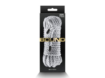 NS Novelties Bound Bondage-Seil Silber 7,5 m