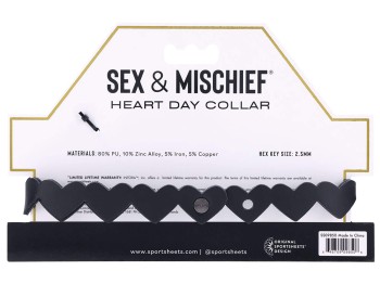 Sportsheets Sex & Mischief Heart Day Halsband